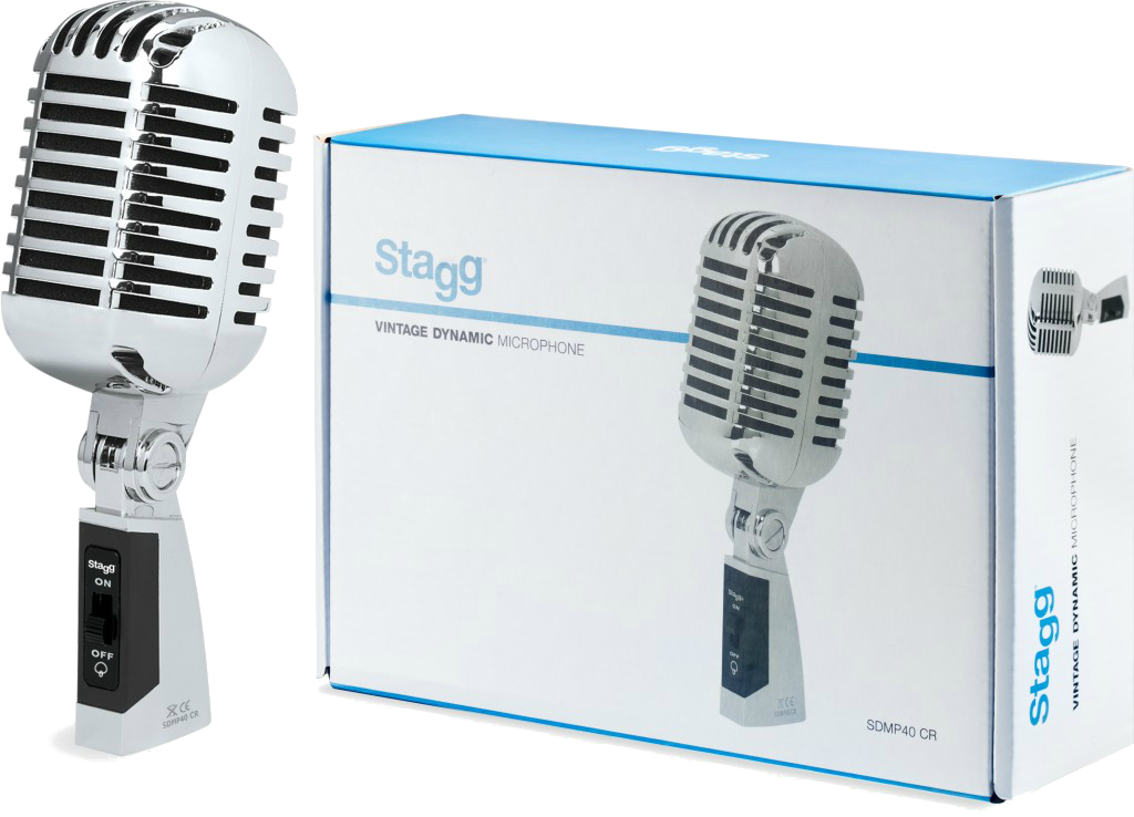 Stagg SDM100CRダイナミックマイク Stagg SDM100 CR Dynamic Microphone-